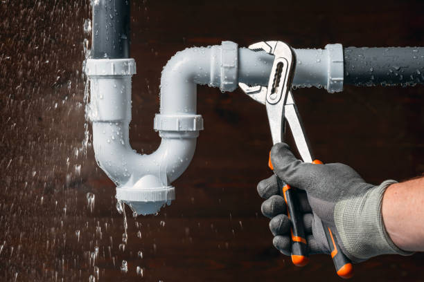 Professional Leak Detection technician working in Chartley, MA